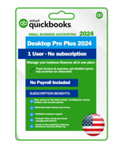 quickbooks desktop pro plus 2024 lifetime activation